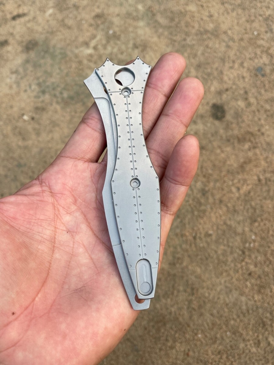 Hinderer Knives Titanium Handle Collectible Folding Knives Hinderer Knives Titanium Handle Collectible Folding Knives