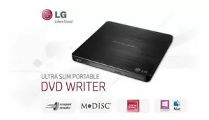 LG Slim External USB 2.0 DVD RW CD Writer Drive Burner Reader Player 🔥 PC & MAC - Picture 1 of 4