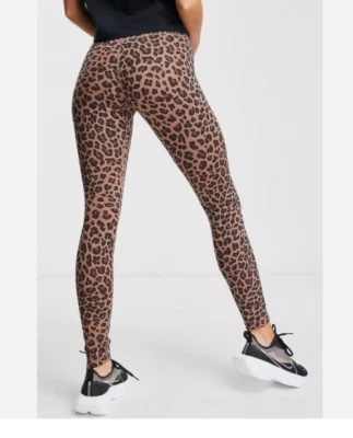 Nike One Para Mujer Dri-FIT Estampado Mediano Leggings Estampado Leopardo Entrenamiento XS $60 Foto 1 de 4