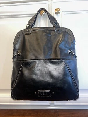 Bolso de hombro Nine West vintage con cremallera plegable para mujer negro Foto 1 de 4