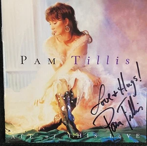 PAM TILLIS AUTOGRAPHED VINTAGE HAND- SIGNED CD BOOKLET - THE BEST ON EBAY!  - Picture 1 of 1