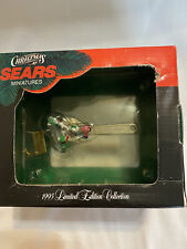 Vintage Mr Christmas Ornament Sears Craftsman Miniature Tool Pliers  1995 W Box