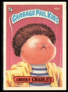 Cheeky Charles #65b 1985 Topps Garbage Pail Kids Series 2 - Picture 1 of 2