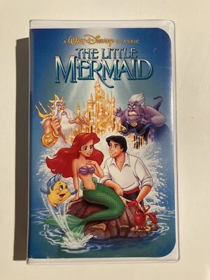 Disney The Little Mermaid VHS, 1989 Banned cover Tape - Image 1 of 4