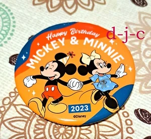 2023 Disneyland Happy Birthday Mickey & Minnie Mouse Disney Button - Picture 1 of 1
