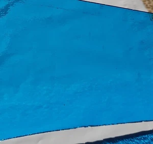 VINTAGE GLASMALEREI TEILE, Kirchenfenster, FARBE: hellblau 12 Oz.  - Bild 1 von 10