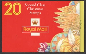 LX7 1994 Christmas Barcode Booklet 20 x 2nd class (19p) - complete - No Cylinder - Picture 1 of 1