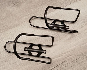 Vintage Jim Blackburn USA Water Bottle Cage Set of 2 Black MTB Road Tour Bike - Picture 1 of 5