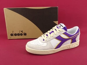 Diadora MAGIC BASKET Sneaker Low UNISEX Schuhe Sportschuh Weiß/Lila Gr. 42 - 8 - Bild 1 von 11