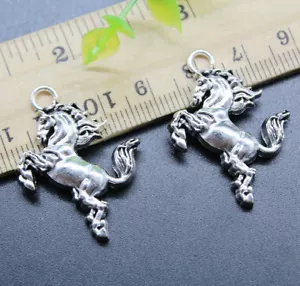 Wholesale 20~60pc Jewelry Making DIY Horse Alloy Charms Pendant 25*25mm - Picture 1 of 9