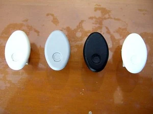 ROLLER / HOLLAND BLIND BOTTOM RAIL END CAP OVAL SHAPE 4 COLOURS ACMEDA REG POST - Picture 1 of 9