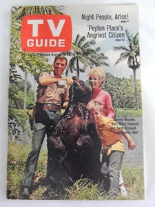 1968 Original TV GUIDE Aug 10-16 Gentle Ben Dennis Weaver California Edition - Imagen 1 de 7