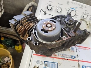 1982 Kawasaki KD80 KM191-1. Engine crankcase cases - Picture 1 of 10
