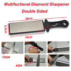 DMD 400# /1000# Multifuctional Double Sided Knife Sharpener Stone Whetstone New