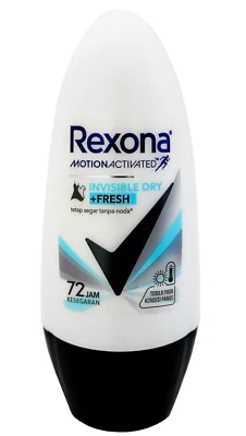 Rexona Invisible Dry + Antitranspirante/Desodorante Fresh activado por movimiento para mujer Foto 1 de 2