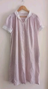 Mark Warren Original Vintage 1960s Bed Gown House Dress Size 16 Floral - Picture 1 of 7