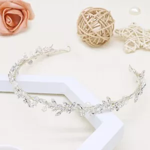 Bridal Headband Wedding Headpieces For Women Rhinestone Hair Accessories for ... - Picture 1 of 5