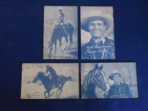 ((4)) Gene Autry Estrella de Cine Occidental - Tarjetas de Colección ~ USADAS - Imagen 1 de 5