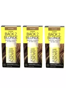 Lot 3 EVERPRO BACK 2 BLONDE TEMPORARY INSTANT FIX FOR DARK ROOTS HAIR COLOR - Picture 1 of 7