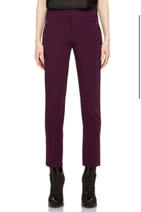 NWT Rag & Bone Malin Skinny Work Career Pants in Plum Size 0 - Picture 1 of 8
