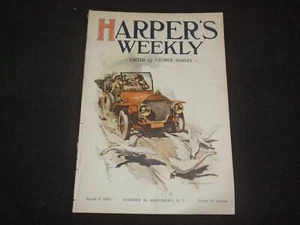 1913 APRIL 5 HARPER'S WEEKLY MAGAZINE - JOHN PIERPONT MORGAN - ST 6383 - Imagen 1 de 6