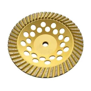 Muelas abrasivas de superficie de diamante de 7" para hormigón de granito de piedra #60/80 grano medio - Imagen 1 de 3