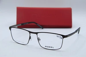 NEW MOREL 30173L MG12 BROWN BLACK GOLD AUTHENTIC EYEGLASSES W/CASE 57-18 - Picture 1 of 4