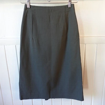 Юбка женская Louis Vuitton 34 США 2 серая шерстяная трапециевидная с высоким подъемом карандаш офисная  - Изображение 1 из 4