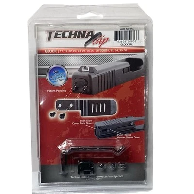 Techna Clip, Technaclip;  Fits Most Glocks, 17, 19, 22-28, 30s, 31-36;  GLOCKBRL - Image 1 of 2
