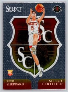 2024-25 Select Reed Sheppard Certified RC Rookie #14 Rockets - Picture 1 of 2