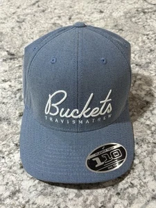 New Travis Mathew Buckets Hat SnapBack One Size Flex Fit Blue Golf - Picture 1 of 7