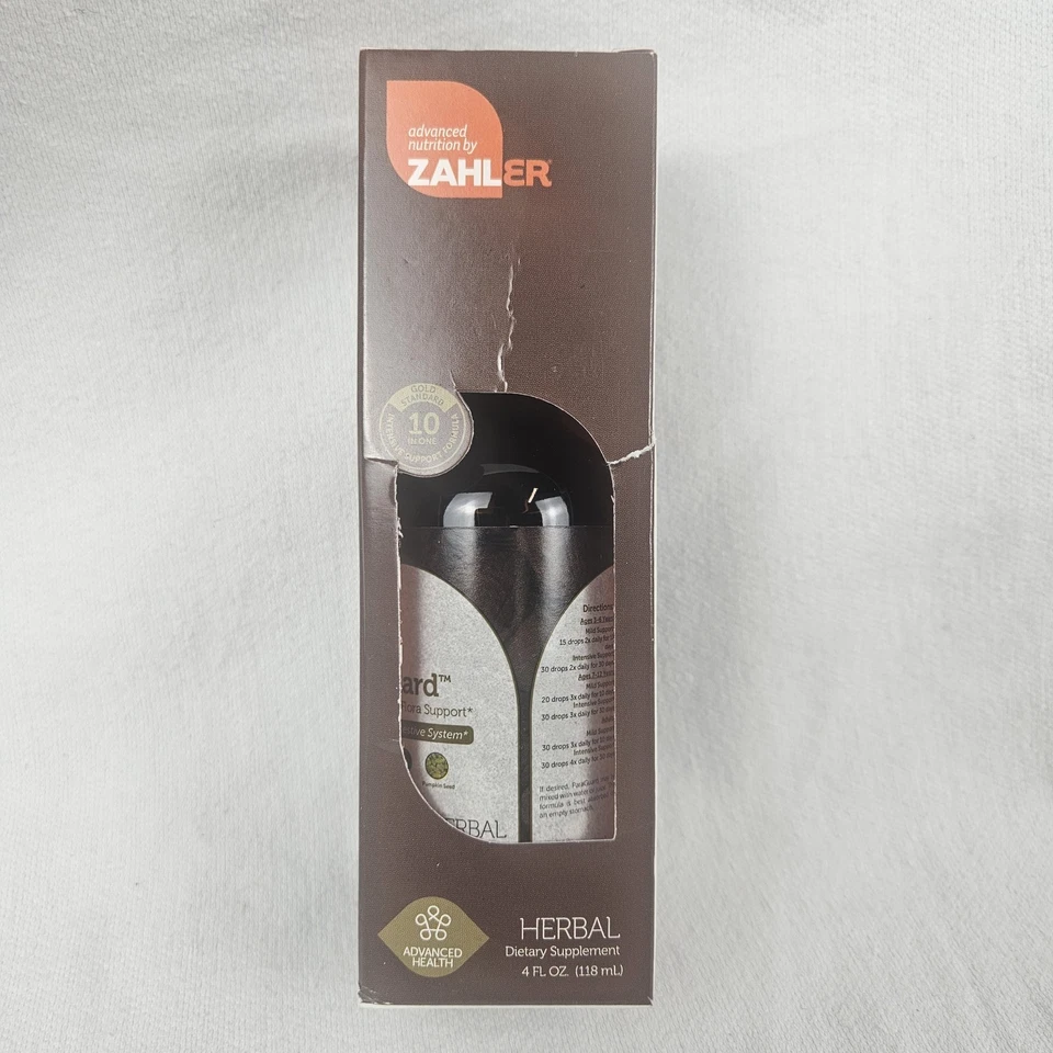 Soporte avanzado para flora intestinal Zahler ParaGuard 4 fl oz 118 ml calidad GMP Foto 1 de 4