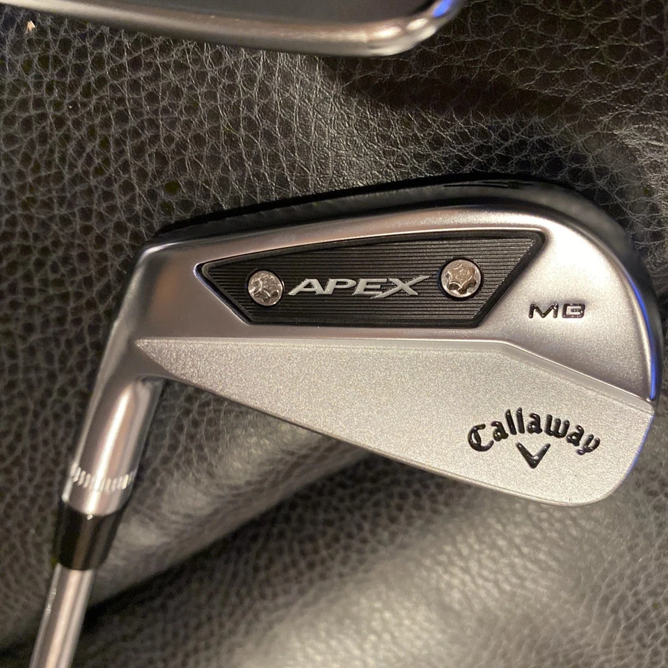 New Callaway Apex Mb 24’ LH Irons 4-PW X100 Tour White - Image 1 of 4