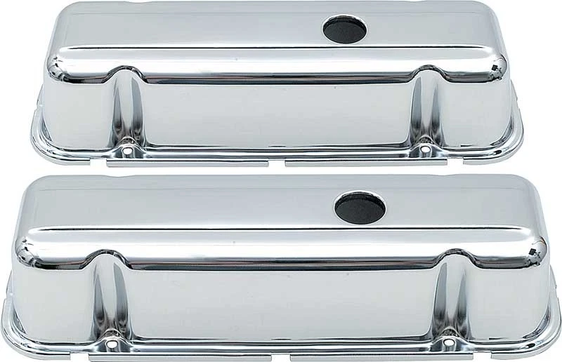 1975-85 GM V6 - Chrome Valve Cover - Image 1 of 1