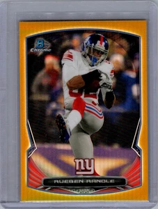 2014 Bowman Chrome Gold Refractor #/50 Rueben Randle #87 New York Giants - Bild 1 von 2