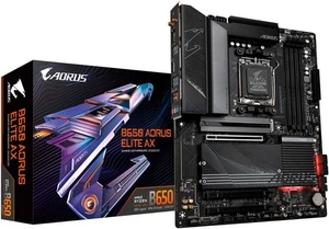 GIGABYTE B650-AORUS-ELITE-AX AM5 LGA 1718 AMD ATX GAMING MOTHERBOARD DDR5 M.2 - Bild 1 von 5