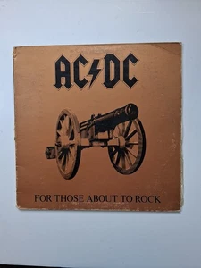 Vinyl Record LP AC/DC For Those About to Rock Atlantic Records VG - Picture 1 of 8