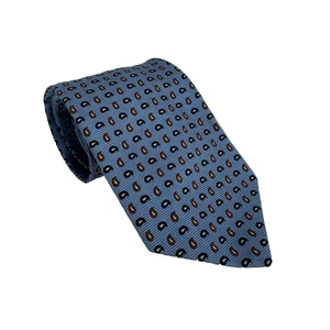 Corbata Brooks Brothers 100 % seda pura patrón cachemir azul claro - Imagen 1 de 7