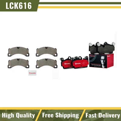 Pastillas de freno Brembo delanteras + traseras de cerámica para Porsche Cayenne 2011 2012 2013 nuevas Foto 1 de 4