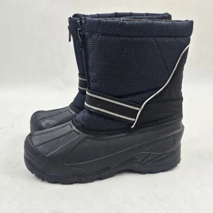 Falls Creek 3M Thinsulate Toddler  Boys Boots Size 2 Black Winter Zip Boots  - Picture 1 of 16