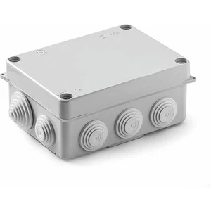 Famatel - Caja estanca IP55,Tapa con tornillos,Con conos,153x110 x 70,Gris - Foto 1 di 6