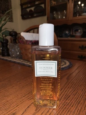 Crabtree & Evelyn SUMMER HILL Bath & Shower Gel 6.8 oz VTG Discontinued USA - Image 1 of 3