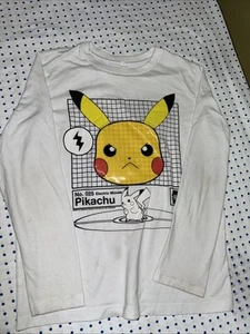 Pikachu Electric Mouse Shirt Children M Size - Picture 1 of 6
