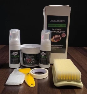 Baseball Rubbing Mud Kit – Professional Ball Grip Conditioner - Read - Picture 1 of 6