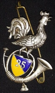 Médaille Militaire 25 éme  Régiment de Chasseurs a pied Arthus Bertrand N°745/25 - Imagen 1 de 3