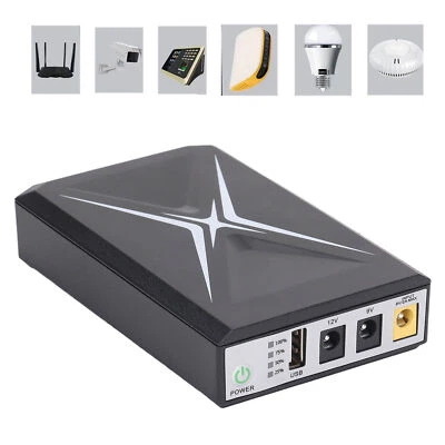 Mini UPS Battery Backup 10400mAh Uninterruptible PowerSupply For Security Camera - Image 1 of 4
