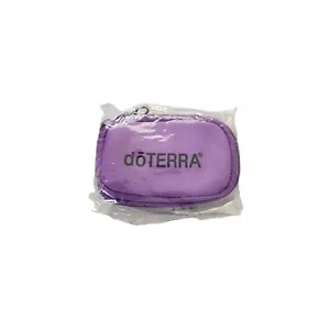 Custodia da viaggio portachiavi olio doTERRA 8 fiale moschettone clip viola nuova - Foto 1 di 4