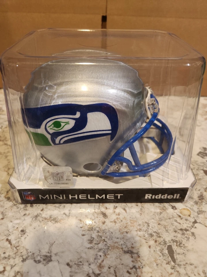 Seattle Seahawks NFL Riddell 1996 ProLine Mini Football Helmet