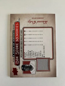 2008 UD A Piece of History Box Score Memories Jersey Red #BSM6 David Ortiz - Picture 1 of 2