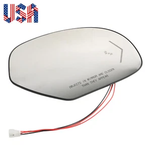 Right Mirror Glass Heated w/Blind Spot Detection Arrow Turn Signal for Cadillac - Picture 1 of 7